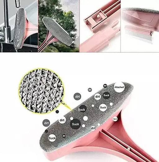 SAI 2-in-1 Mesh Cleaning Brush & Wiper