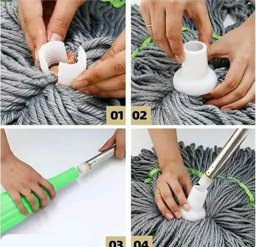 2-in-1 Self-Wringing Floor Mop